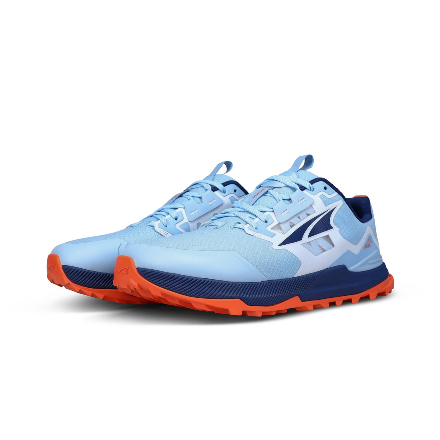 Zapatillas De Trail Running Altra Lone Peak 7 Mujer Azules Naranjas | Costa Rica-16482309